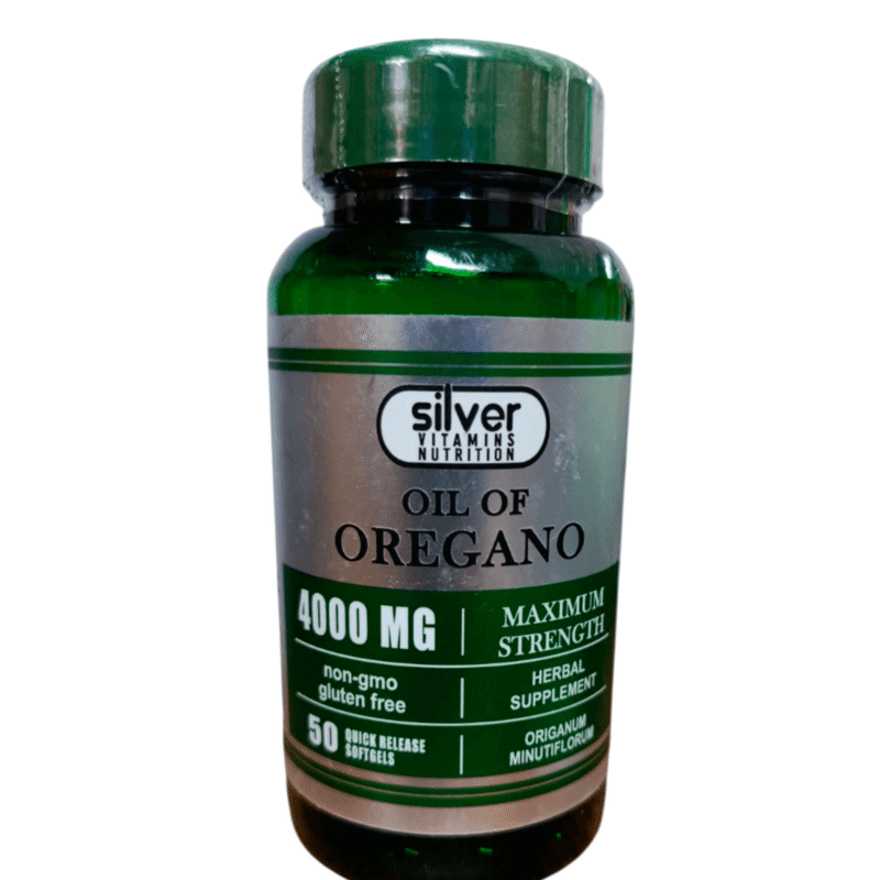 Aceite De Orégano 4000 Mg x 50 Softgels - Silver Vitamins Nutrition