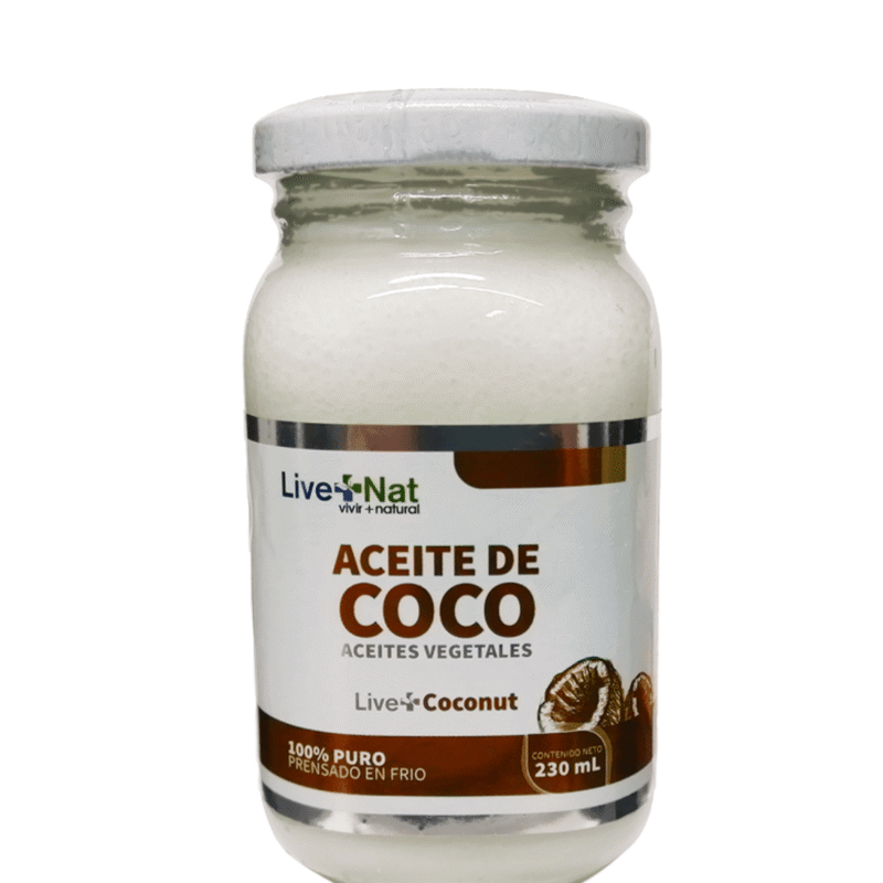 Aceite de Coco 100%  230ml - Live-Nat