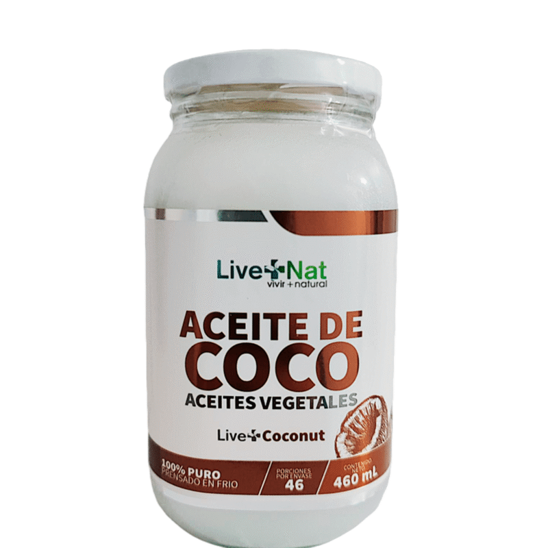 Aceite de Coco 460 ml - Live+Nat
