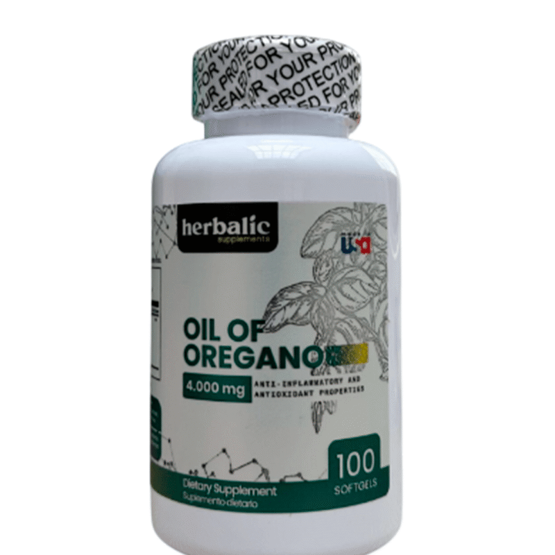 Aceite de Oregano 4000mg x100 softgels - Herbalic Supplements