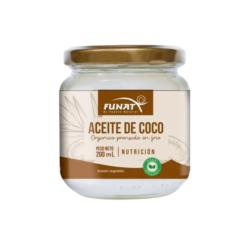 Aceite de coco orgánico 200 ml - Funat