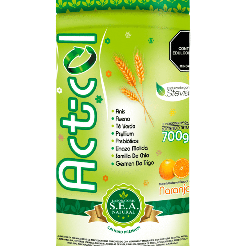 Acticol Fibra Polvo Sabor Naranja 700g – S.E.A. Natural