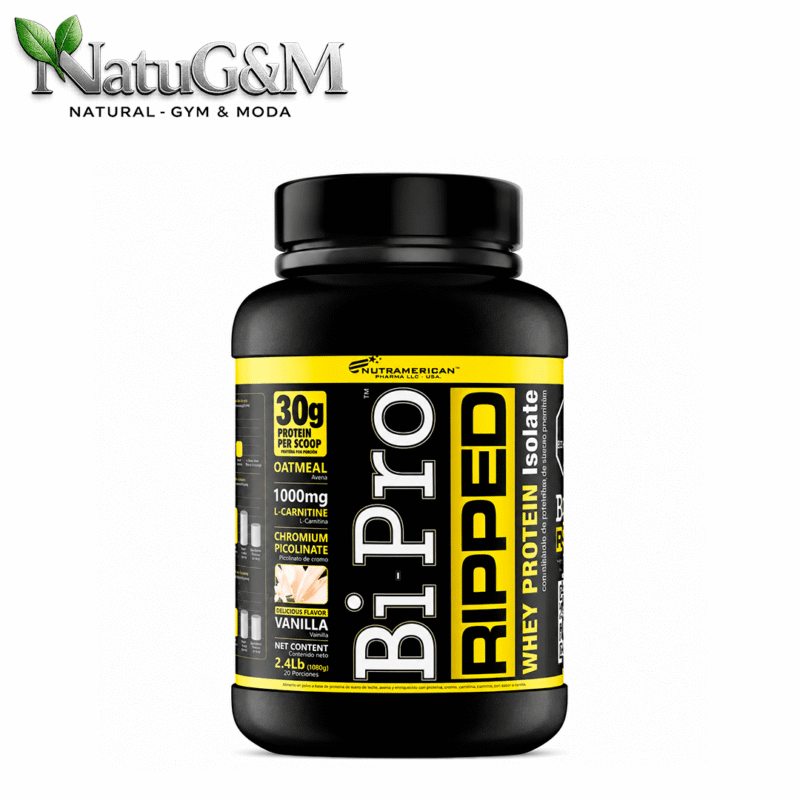 Proteina Bipro Ripped Vainilla 2.4 lb - Nutramerican