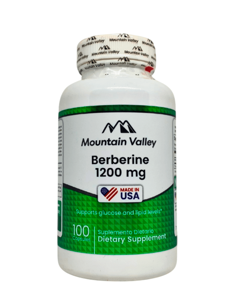 Berberine 1200mg 100 Capsulas - Mountain Valley
