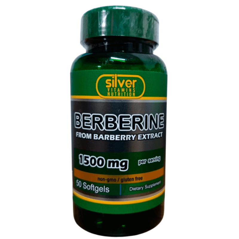 Berberine 1500 Mg X 50 Capsulas - Silver Vitamins Nutrition