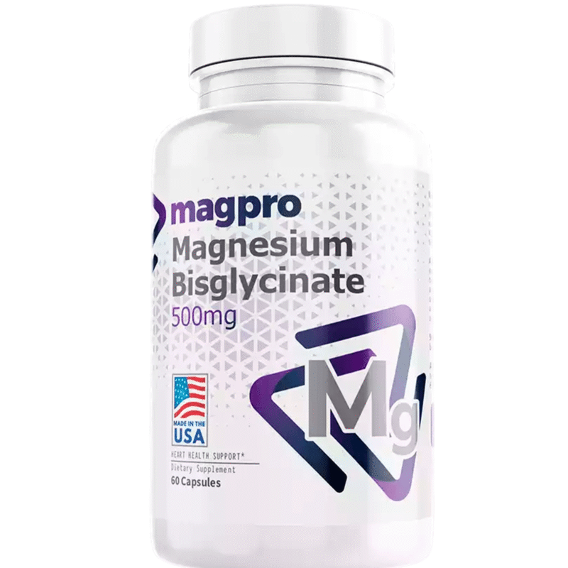 Bisglycinato de Magnesio 500mg Capsulas - Magpro