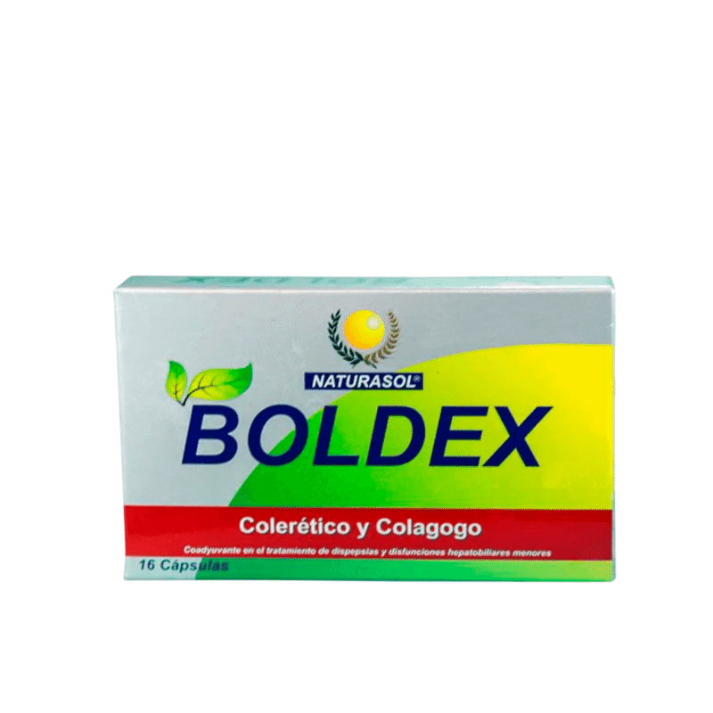 Boldex Colerético Y Colagogo 16 Caps 500mg Naturasol