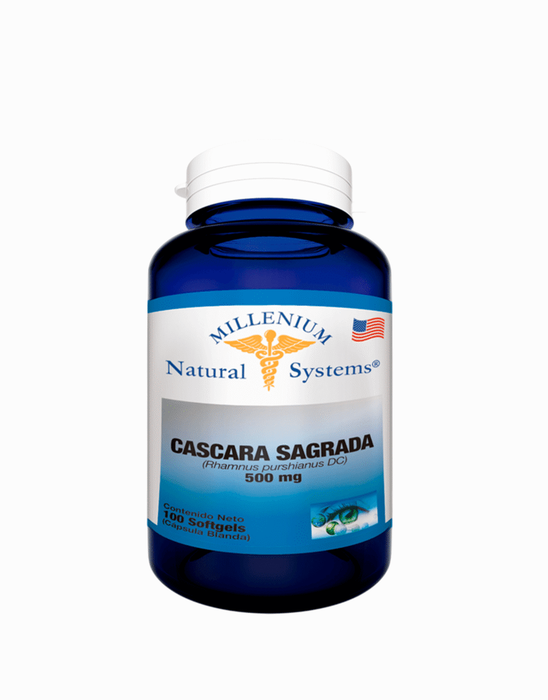 Cascara Sagrada Millenium Natural Systems 100 Cápsulas