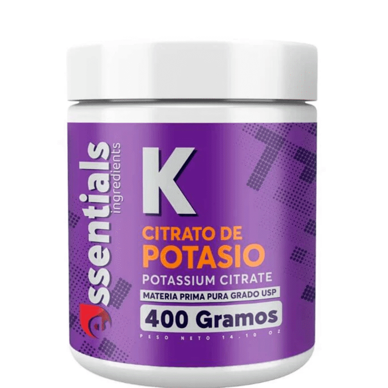 Citrato de Potasio 400g - Essentials