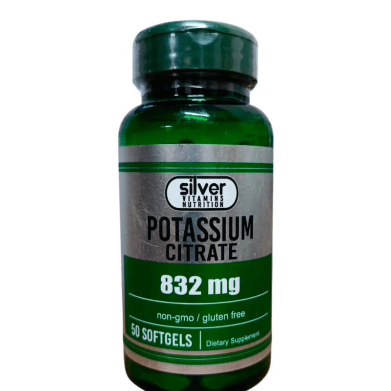 Citrato de Potasio 832mg x50 cápsulas - Silver Vitamins Nutrition