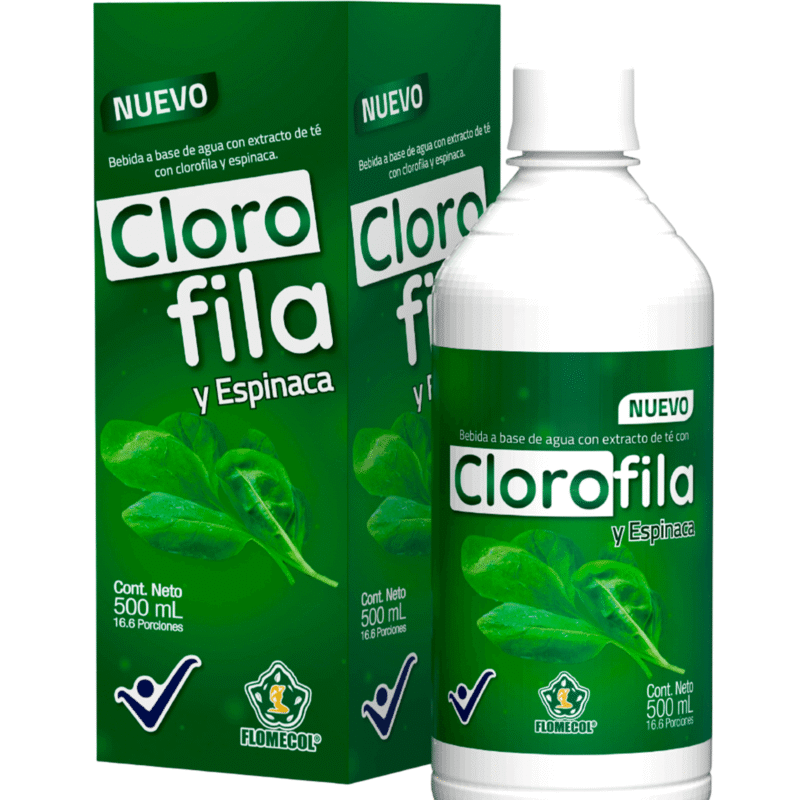 Clorofila y Espinaca 500ml - Flomecol