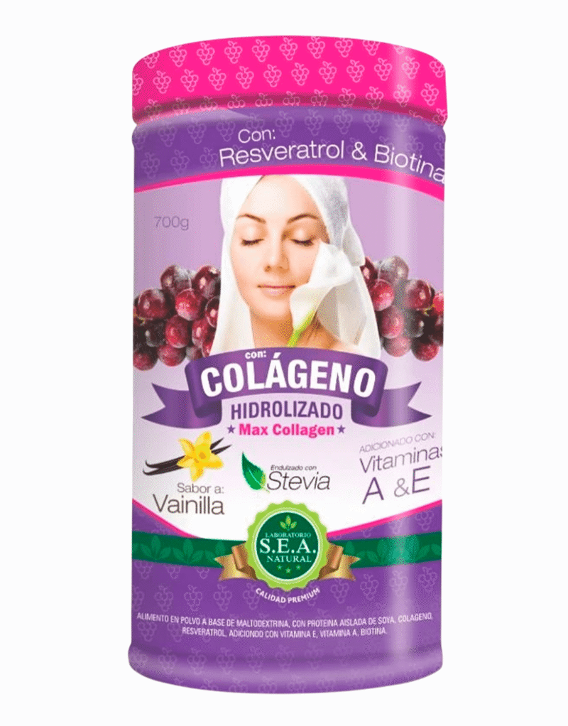 Colágeno Hidrolizado con Biotina Y resveatrol 700g - S.E.A NATURAL