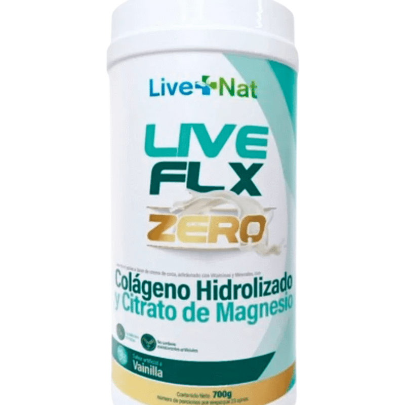 Colágeno Hidrolizado y Citrato de Magnesio LIVE FLX ZERO 700g