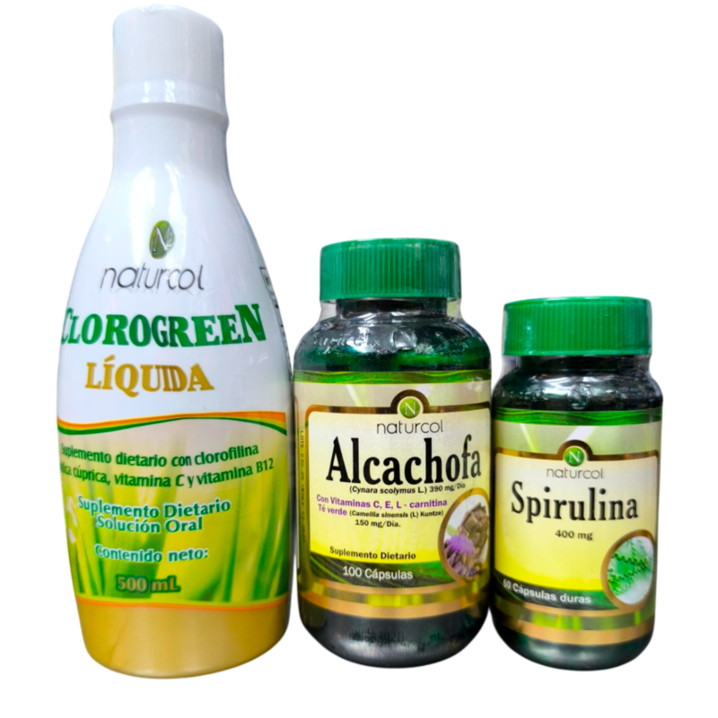 Combo 1 Detox Total & Energía Verde