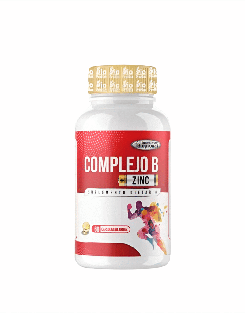 Complejo B + zinc  - Biopronat 60 Cápsulas Blandas