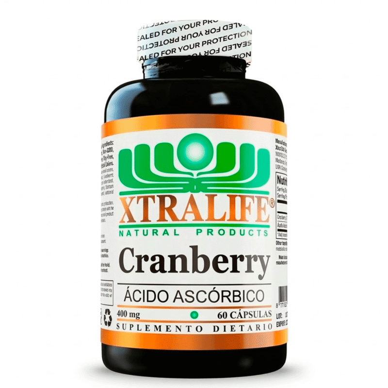 Cranberry 400 mg - Xtralife 60 cápsulas