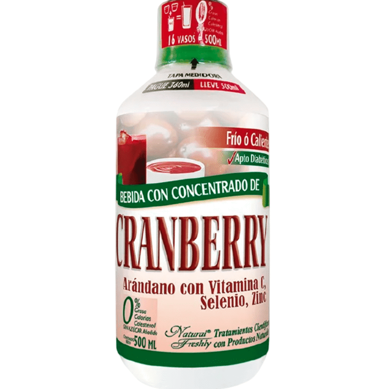 Cranberry Concentrado de Fruta 500 ml - Natural Freshly