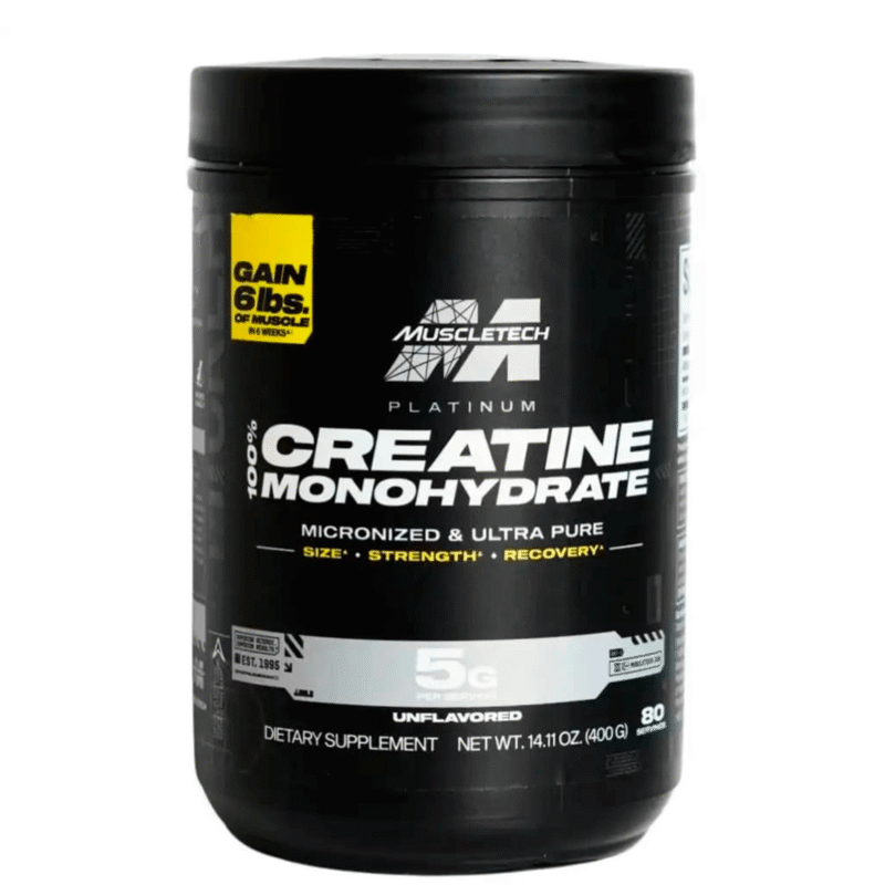 Creatina Platinum 100% Muscletech 400g