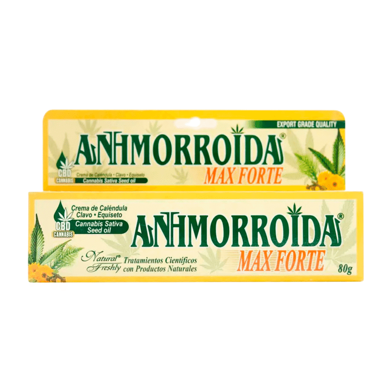 Crema Caléndula CBD Antihemorroidal Max Forte 80 gr Natural Freshly