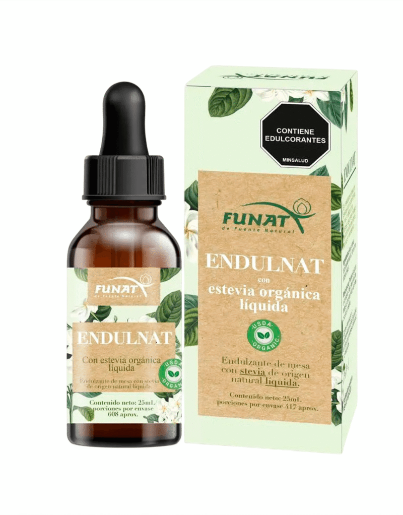 ENDULNAT 25ml con estevia orgánica liquida - Funat