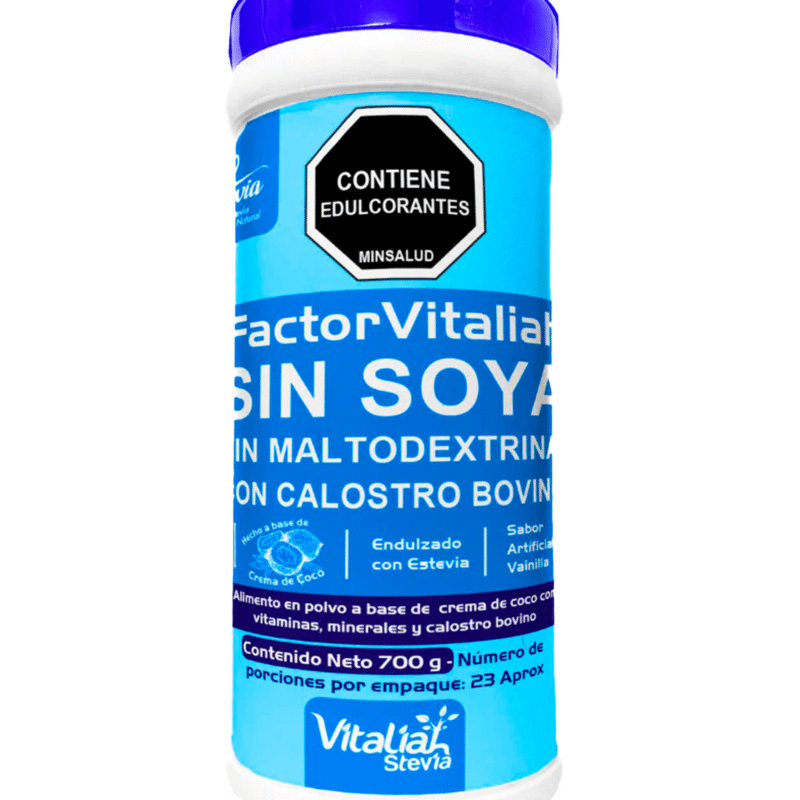 Factor Vitaliah Sin Soya 700g - Vitaliah Stevia