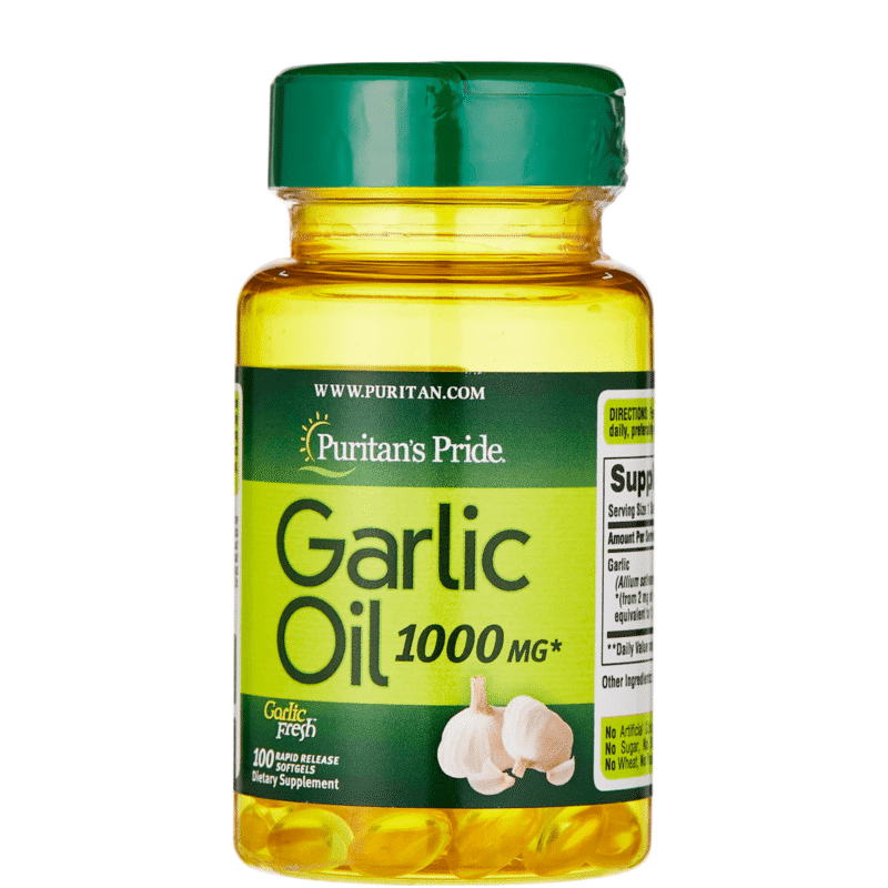 Garlic Oil 1000 mg (100 Rapid Release Softgels) - Puritan's Pride