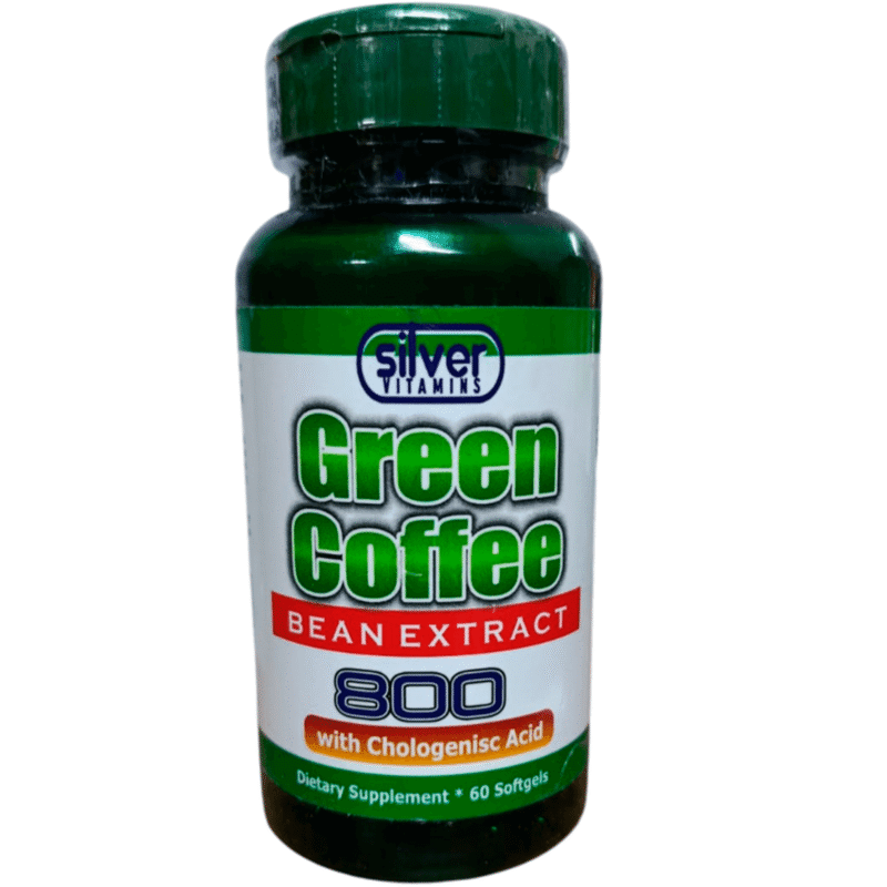 Green Coffee 60 Softgels 800mg - Silver Vitamins Nutrition