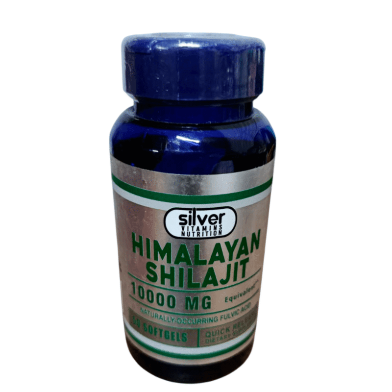 Himalayan Shilajit 10000mg X 50 Softgels - Silver Vitamins Nutrition