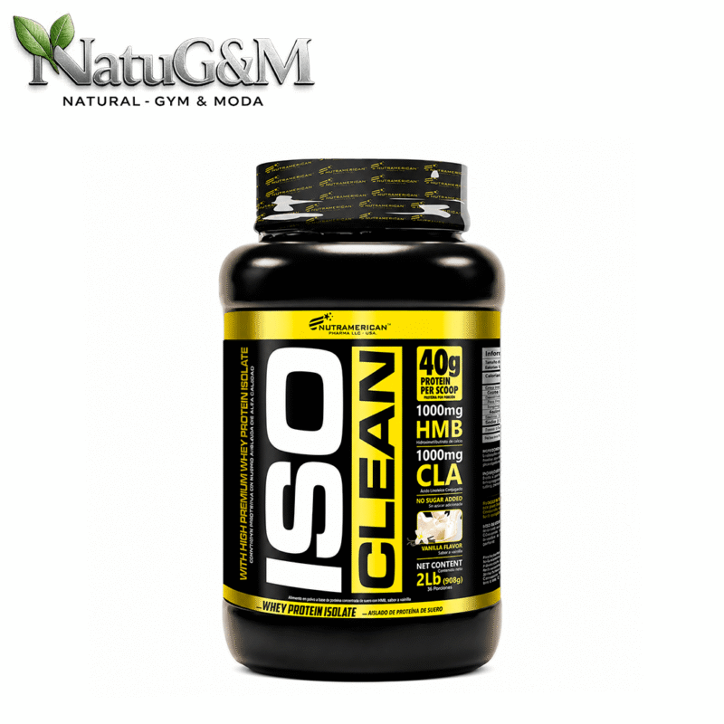 Proteina Iso Clean Vainilla 2lbs - Nutramerican