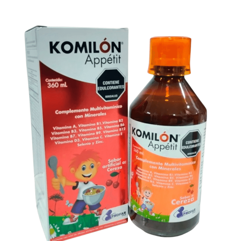 Komilon Appetite Jarabe Frasco X 360 Ml Sabor Cereza - Profar
