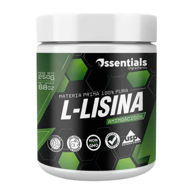L-Lisina 250g - Essentials