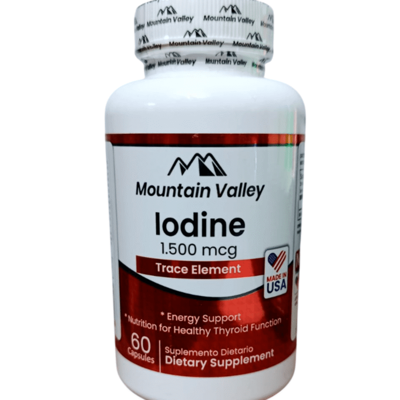 Lodine1500 mcg X60 Capsulas - Mountain Valley