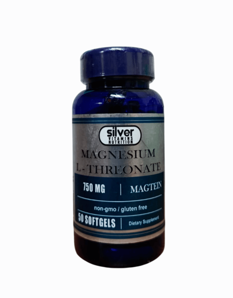 Magnesium L-Threonate 750mg x50 sotfgels - Silver Vitamins Nutrition