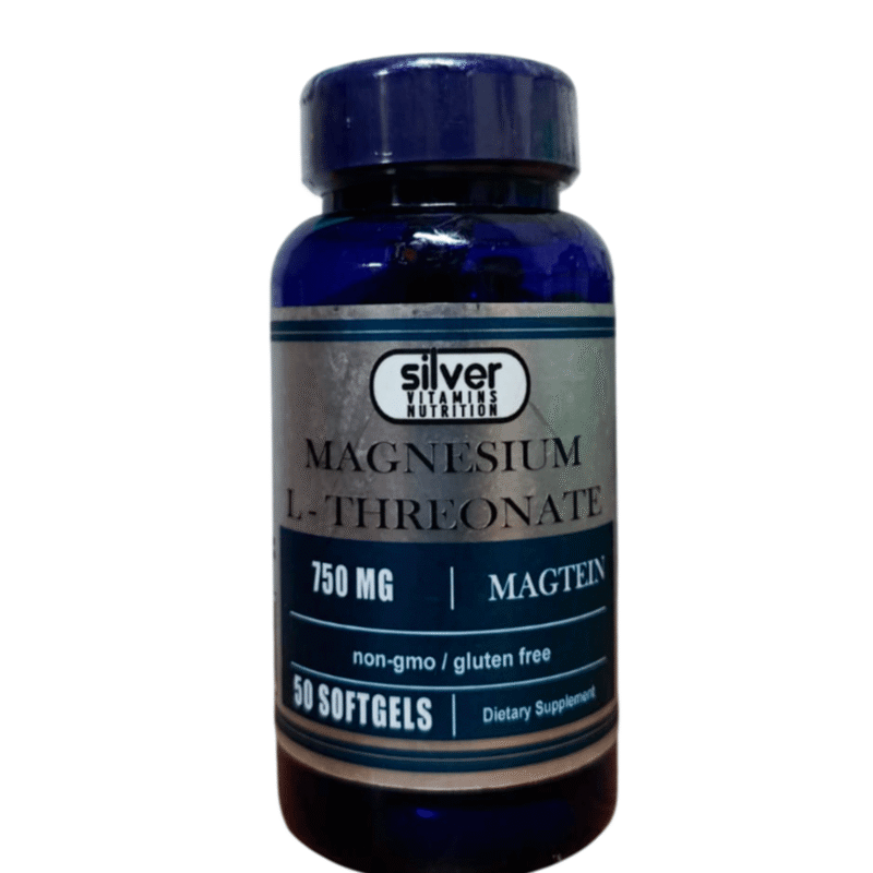 Magnesium L-Threonate 750mg x50 sotfgels - Silver Vitamins Nutrition