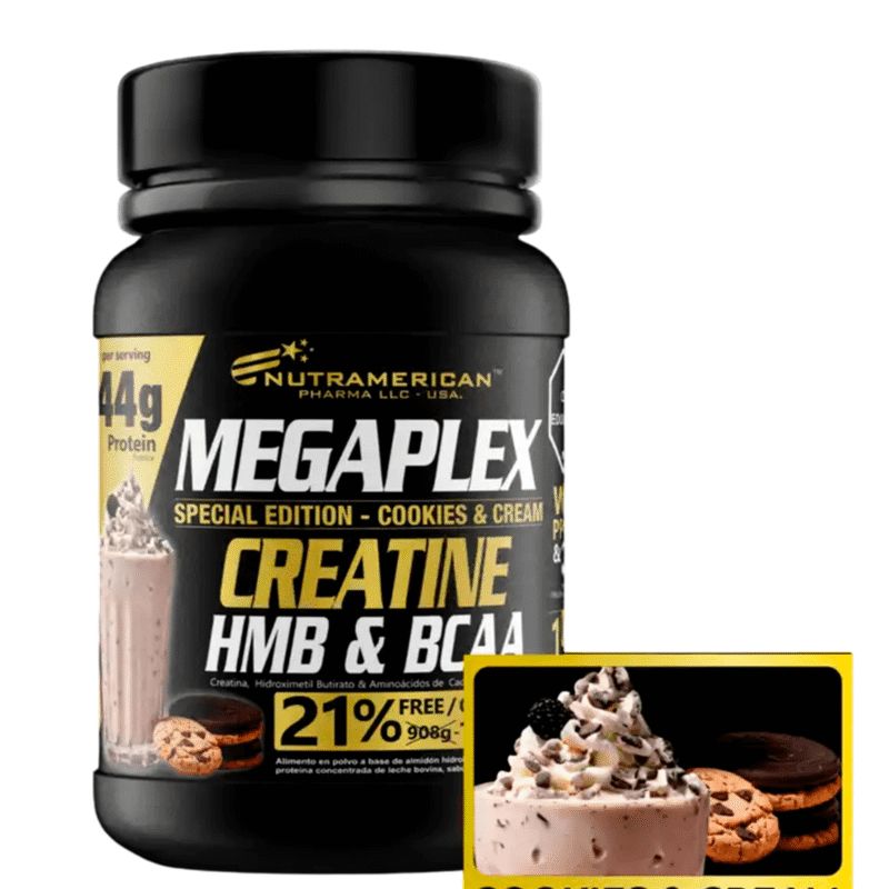 Megaplex Edición Especial Cookies and Cream  1100G - Nutramerican