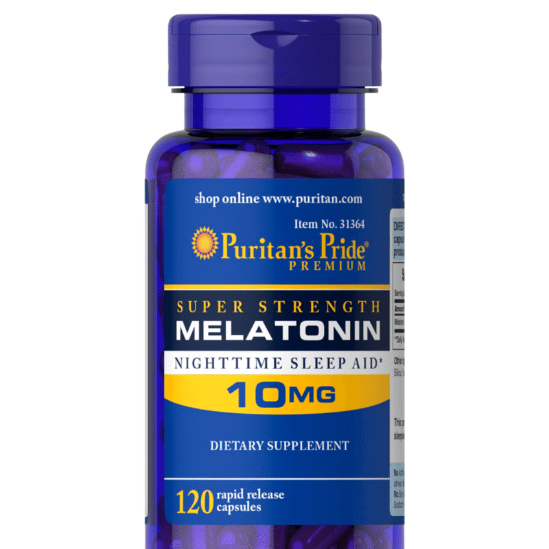 Melatonina 10mg Puritans Pride Super Strength x60 Cápsulas