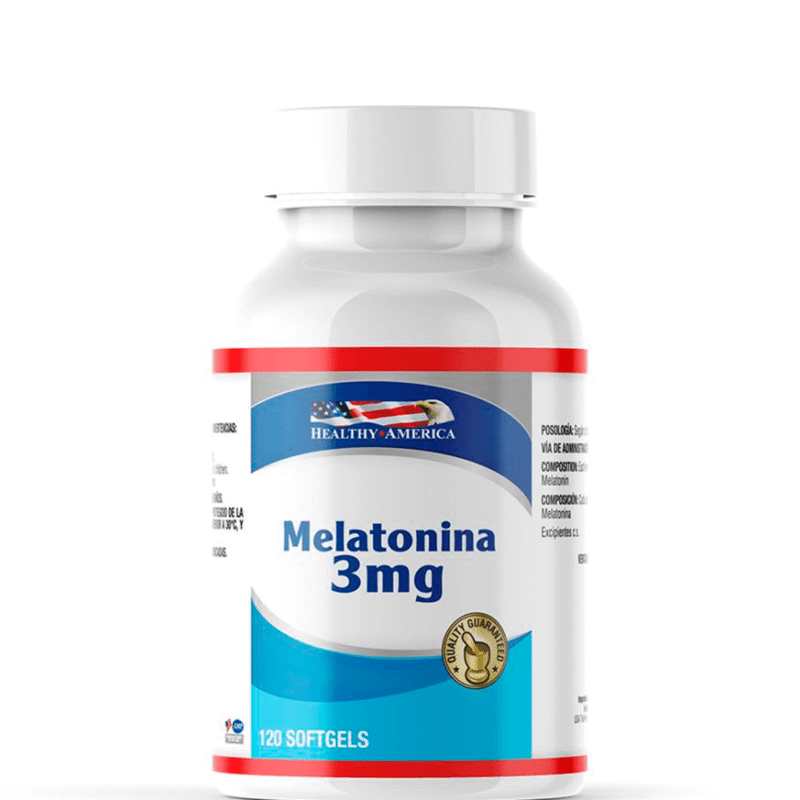 Melatonina 3 mg x 120 Softgels - Healthy America