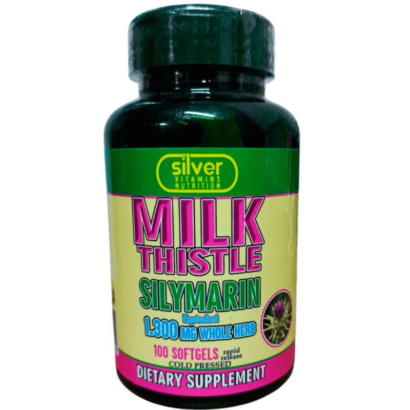 Milk Thistle Silymarin 1300mg X100 - Silver Vitamins Nutrition