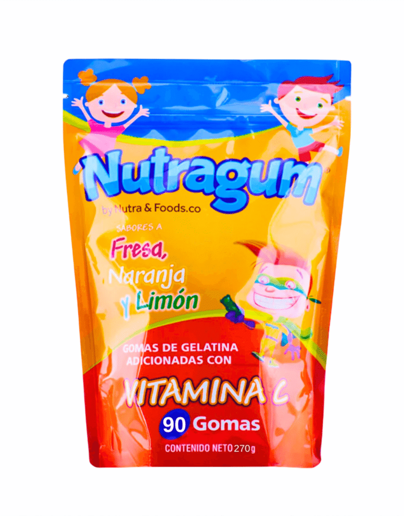 Nutragum Vitamina C para Niños 90 Gomas - Nutra y Foods