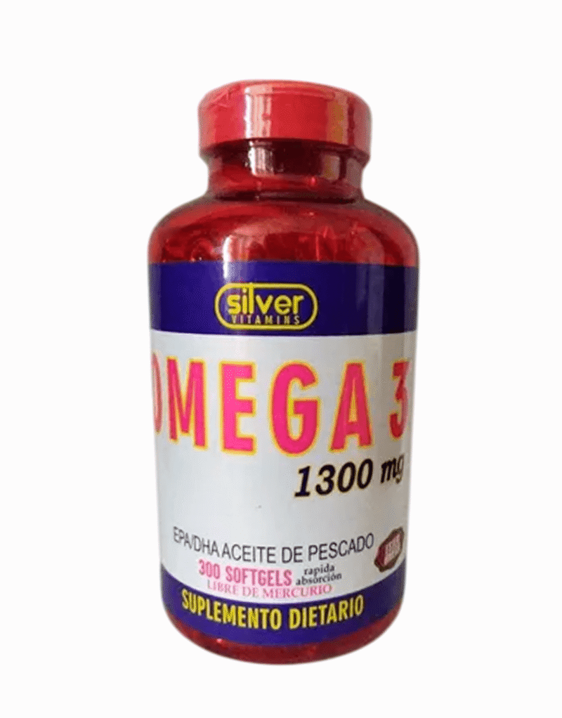 Omega 3 1300mg x 300 Softgels - Silver Vitamins Nutrition
