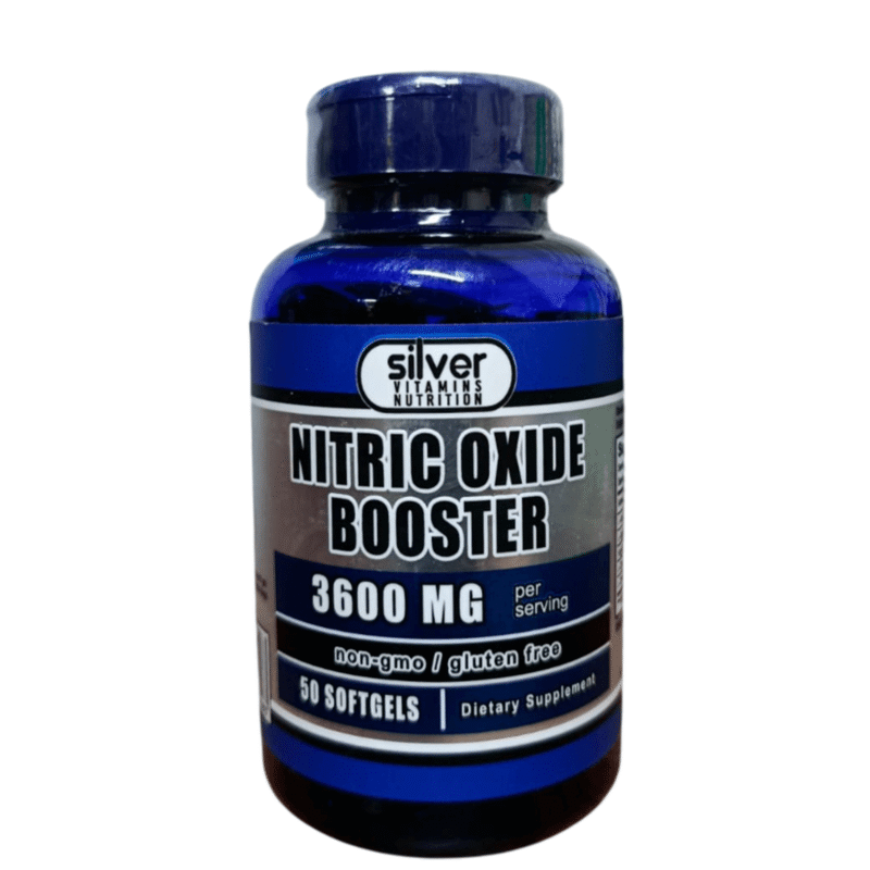 Oxido Nitrico Booster 3600mg x50 Softgels - Silver Vitamins Nutrition