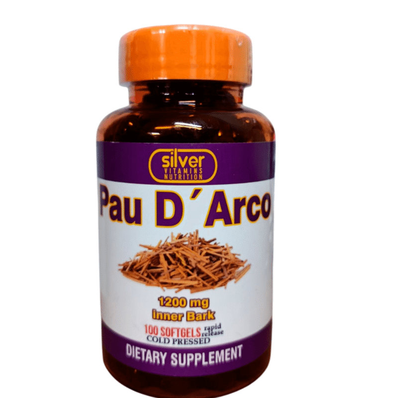 Pau De Arco 1200mg X 100 Softgels - Silver Vitamins Nutrition