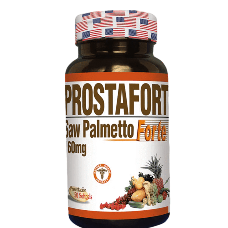 Prostafort Saw Palmetto Forte 160mg x50 softgels - Natural Freshly