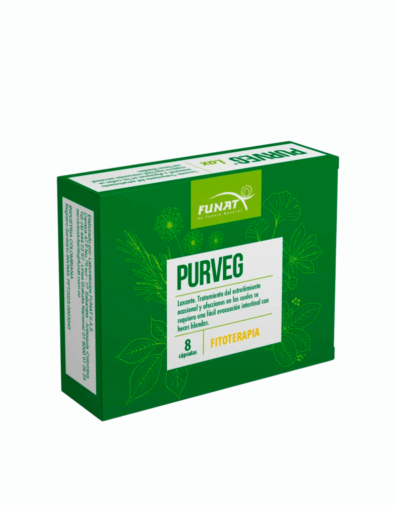 Purveg Lax 8 Capsulas - Funat