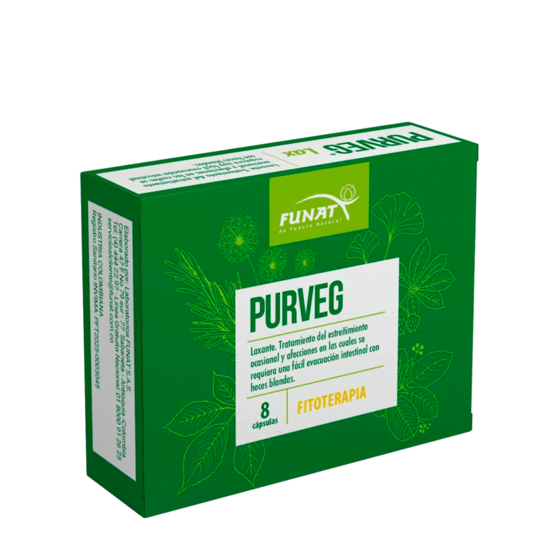 Purveg Lax 8 Capsulas - Funat