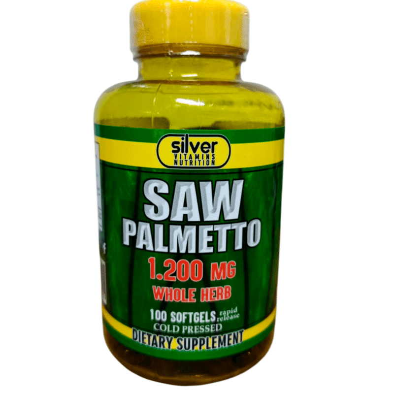 Saw Palmetto 1200mg x100 Softgels - Silver Vitamins Nutrition