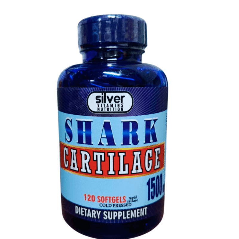 Shark Cartilage 1500mg x120 Capsulas - Silver Vitamins Nutrition