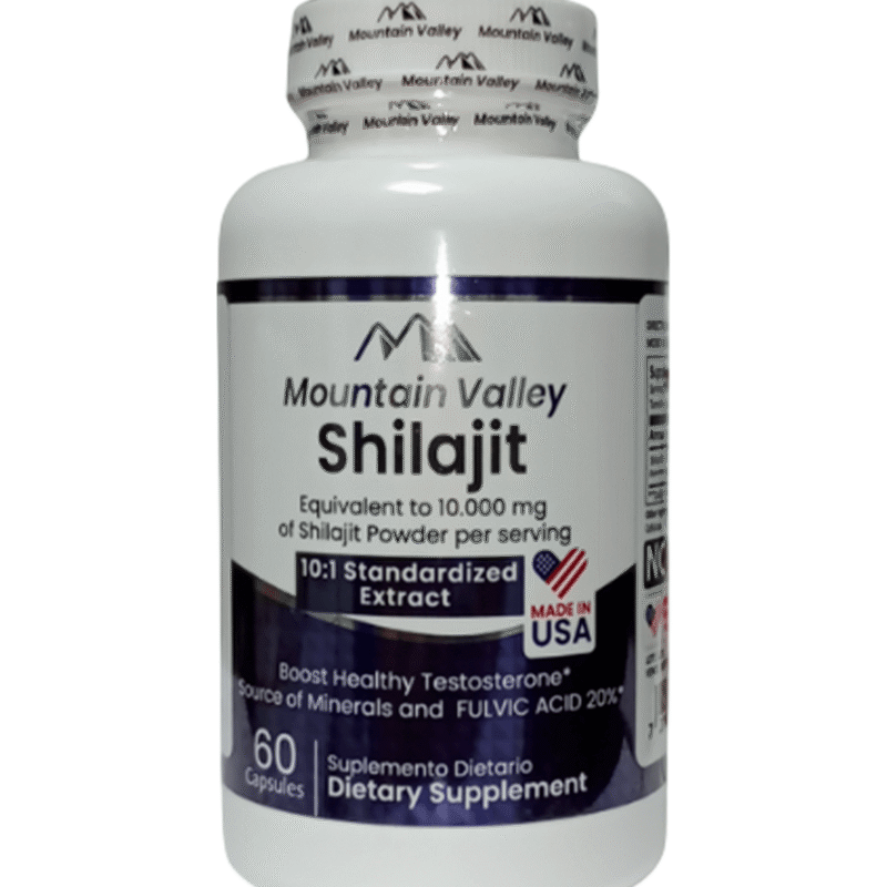 Shilajit 10000 mg X60 Capsulas - Mountain Valley