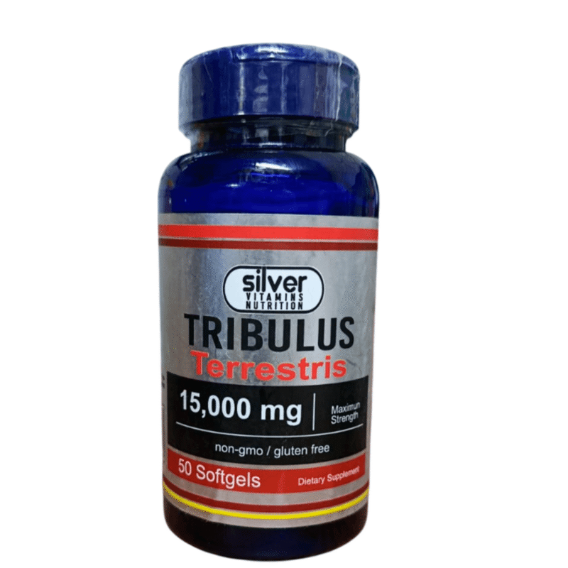 Tribulus Terrestris 15000mg x50 Capsulas - Silver Vitamins Nutrition