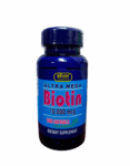 Ultra Mega Biotina 10000mcg x100 softgels - Silver Vitamins Nutrition